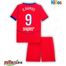 Camiseta Paris Saint-Germain Goncalo Ramos #9 Tercera Equipación para niños 2025-26 manga corta (+ pantalones cortos)